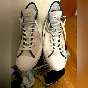 CONVERSE CTAS PRO HI SHOES WHITE / MASON BLUE / GUM Size 13